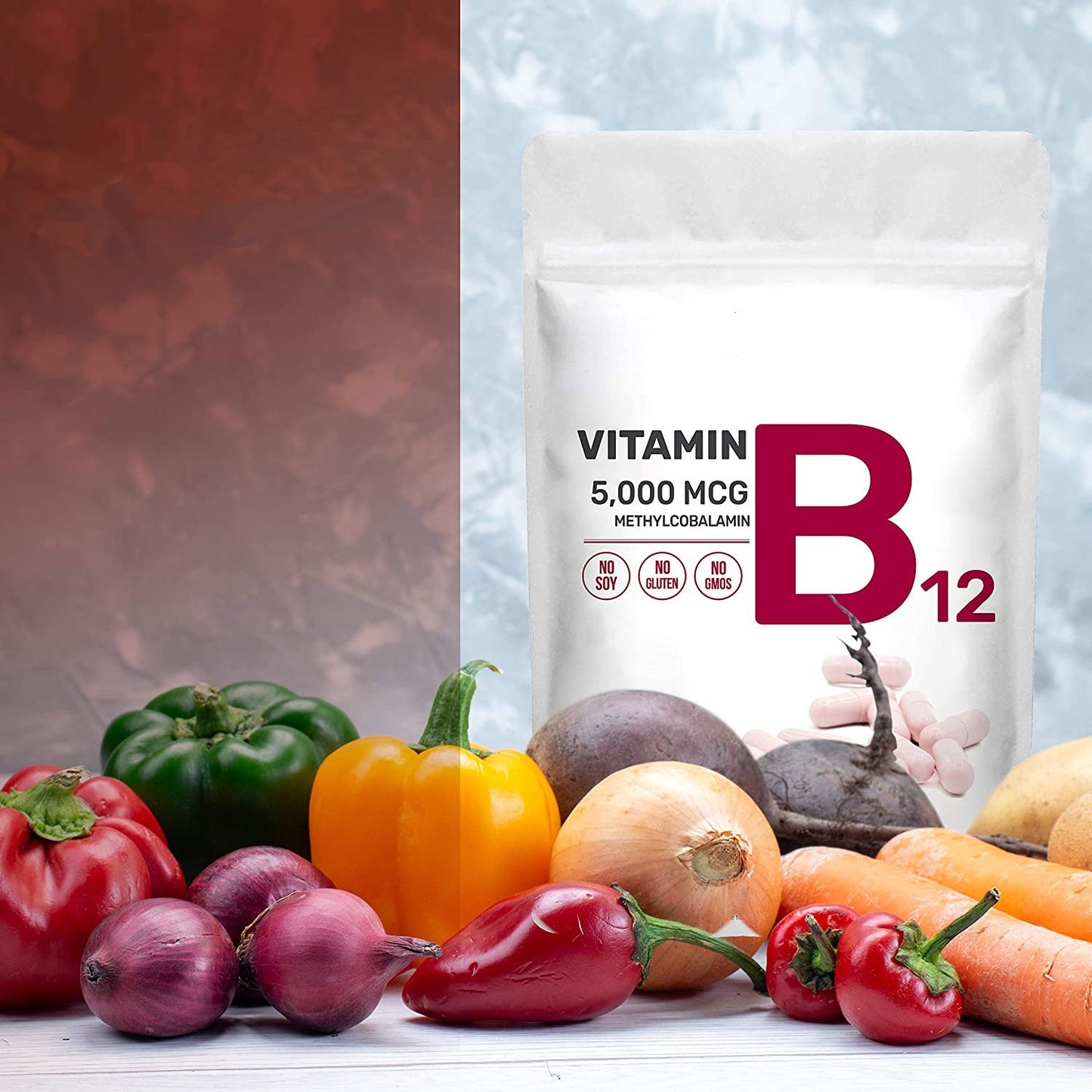 Organic Vitamin B12 Methylcobalamin Supplement,Vitamin B12 Capsules